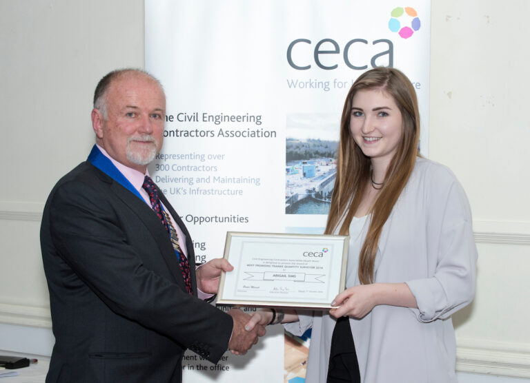A bright future awaits Abigail following CECA Award win