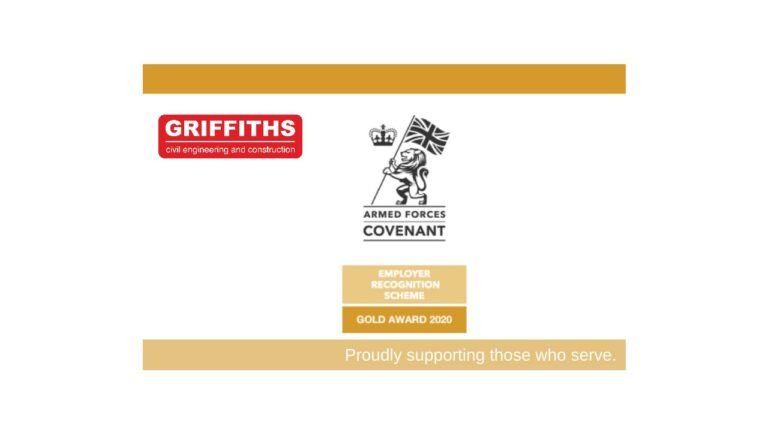 GRIFFITHS YN DERBYN GWOBR AUR CYNLLUN CYDNABOD CYFLOGWYR